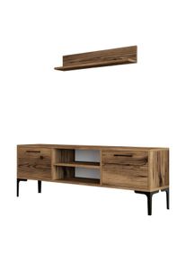 Hanah Home Riga Walnut TV stol&iacute;k