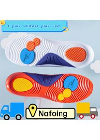 2 Pairs NAFOING TPU Sports insoles suitable for men's outdoor shock absorption and comfort
