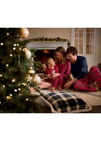 Tchibo - Piżama - dla pan&oacute;w - rozmiar S 44/46 - kolor: czerwony/niebieski/w kratkę