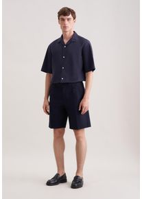 Shorts Seidensticker, Herren, Gr. 54, Normalgr&ouml;&szlig;en, blau (navy), 100% Baumwolle, unifarben, Hosen Shorts