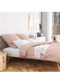 Bettw&auml;sche WOLKENFELD "Wolkenfeld Sommer Bettw&auml;sche Mako-Satin Baumwolle", rosa, B/L: 200cm x 220cm, 1 Stk., 2 Stk., Mako-Satin, B/L: 80cm x 80cm & 80cm x 80cm, 3 Stk., Mako-Satin, Obermaterial: 100% Baumwolle, Bettw&auml;sche, Bettw&auml;sche, 135x200 cm, 155x220 & &Uuml;bergr&ouml;&szlig;en I inkl. Kissenbez&uuml;ge 80x80