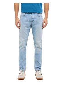 Slim-fit-Jeans Mustang "Herren Style Oregon Slim", Herren, Gr. 32, L&auml;nge 32, 211 hellblau, Denim/Jeans, 99% Baumwolle, 1% Elasthan, unifarben, slim fit, Jeans Slim-fit-Jeans
