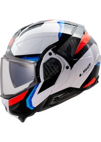 LS2 FF910 Advant II Triple, modular helmet , color: White/Black/Blue/Red , size: XL