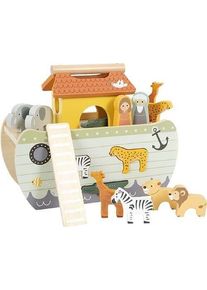 Small Foot Steckspiel Arche Noah Safari | marron/vert