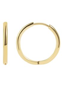 Adelia&acute;s Adelia ́s, Damen, Paar Creolen &raquo;Damen Ohrringe &iquest; Klappcreole aus Edelstahl&laquo;, gold, Ohrring Verschluss : Klappschlie&szlig;e