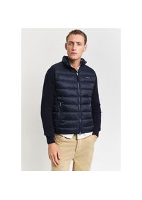 Gant, Herren, &raquo;LIGHT GILET&laquo; im Streifen-Stepp-Look, EVENING BLUE, XL, EVENING BLUE, W&auml;rmende Weste von Gant