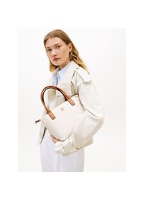 Tommy Hilfiger, Damen, Tragetasche &raquo;POPETTE MINI TOTE&laquo; Damen Umh&auml;ngetasche, Minibag mit abnehmbarem Umh&auml;ngeriemen, aprikot, aprikot, Modische 