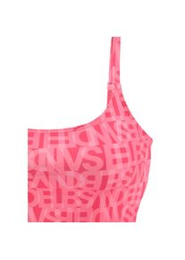 ELBSAND, Damen, Tankini-Top &raquo;Letra&laquo; mit tollem Wording, koralle, 42 - Cup C/D, Modischer Allover-Print