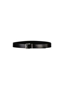 Gant, Herren, H&uuml;ftg&uuml;rtel &raquo;G&uuml;rtel LOGO LEATHER BELT 1er Pack&laquo; 1 Stk., Schwarz, Schwarz, Gant Herren Lederg&uuml;rtel