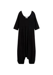 bonprix, Damen, Jumpsuit &raquo;Jumpsuit mit Haremshose aus nachhaltiger Viskose&laquo; f&uuml;r den Alltag, Oversize-Passform, 7/8-L&auml;nge, schwarz, 56/58 (XXXL) - N-Gr