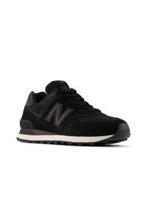 New Balance, Damen, &raquo;WL574&laquo;, black/metall, 36,5, black/metall, Sportlicher Sneaker von New Balance mit Schn&uuml;rung