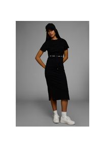 Kangaroos, Damen, Midikleid 2 Stk. tlg. im sportlichen Look aus festem Jersey, schwarz, 52/54 - N-Gr, Figurumspielender Schnitt f&uuml;r eine 