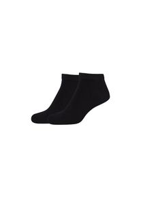 Camano, Damen, &raquo;ca-soft&laquo; 4 Paar tlg. mit druckfreinem B&uuml;ndchen, black, 35-38, black, SNEAKERS - verst&auml;rkte Belastungszonen an Ferse und Spitze - 