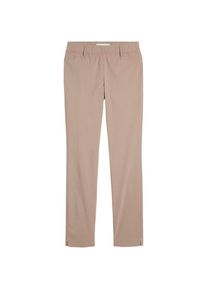 bonprix, Damen, Stretch-Hose &raquo;Stretch-Hose in Schlupfform&laquo; aus Viskose, Slim Fit Passform, Schlupfform mit G&uuml;rtelschlaufen, taupe, 44 - N-Gr, Stretch-