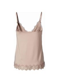 rosemunde, Damen, Spaghettitop &raquo;Billie Strap Top&laquo; Vintage-Spitzenbesatz an Ausschnitt und Saum, feminin, vintage powder, 34, Spitzenoberteil von 