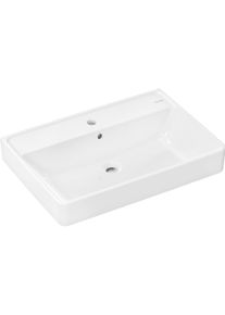 Hansgrohe, Waschbecken, Xanuia Q Waschtisch, mit Hahnloch, mit &Uuml;berlauf, 700x480mm, weiss (480 mm, 700 mm)