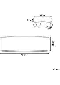 Beliani, Wandleuchte + Deckenleuchte, Rena (E14)
