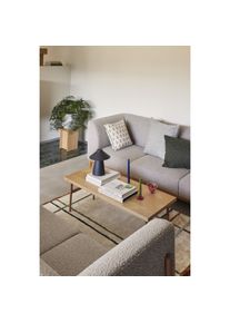 H&uuml;bsch H&uuml;bsch, Dekokissen, - Cushion Agenda - Sand Grey (50 x 50 cm)