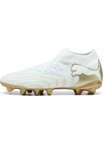 Puma, Herren, Fussballschuhe, Future 9 Pro Fg/Ag (43), Gold, Weiss
