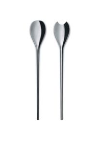 Alessi Salatbesteck Silberfarben, Servierbesteck, Silber
