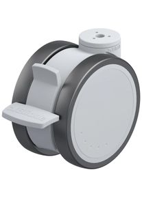 Blickle, M&ouml;belrollen, 872828 LKDG-PATH 125K-11-FI Kunststoff-Doppelrolle Rad-Durchmesser: 125 mm Tragf