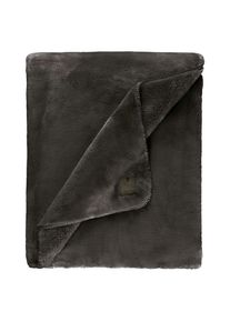 JOOP! Decke, Anthrazit, Grau, Dunkelgrau, Textil, Uni, 150x200 cm, pflegeleicht, Heimtextilien, Wohntextilien, Decken, Kuscheldecken