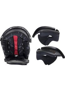 LS2 FF323 Racing FIM, d&eacute;flecteur de vent , couleur: Noir , taille: XL