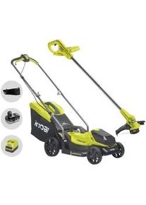 Ryobi RLM18X33B50LT23A Akku-Rasenm&auml;her- und Rasentrimmer-Set 18V 5Ah Schnittbreite 33 cm + 23 cm
