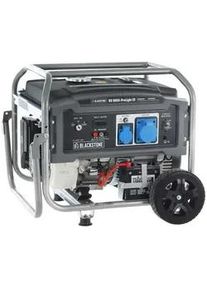 Blackstone BG 6050 - Benzin-Stromerzeuger mit R&auml;der mit AVR-Regelung und Elektrostarter 4.3 kW - Dauerleistung 4 kW - 230V