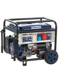 BullMach AMBRA 13800 E-3 - Benzin-Stromerzeuger auf R&auml;dern mit AVR Max. Leistung 10 kW - 9 kW bei PRP 400V