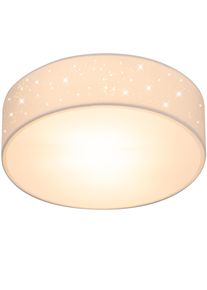Monzana Plafondlamp Wit Stof &oslash;38cm
