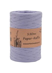 Goldina, Geschenkverpackung, Bast Raffia 7mmx150m flieder matt (1x)