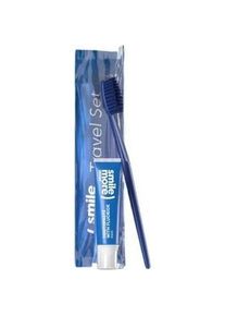 Hiskin, Zahnpasta, Set Smile Toothpaste 30Ml + Blue Toothbrush + Toiletry Bag (30 ml)