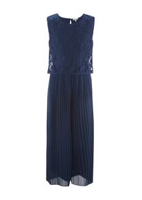 happy girls, Piger, Kjole, Navy, St&oslash;rrelse 134