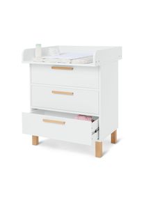 Tchibo - Wickelkommode &raquo;Leira&laquo; mit Schubladen - 80x76x101,8cm - wei&szlig; - Holz / Holz