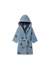 Tchibo - Kinder-Bademantel - Gr. 134/140 - dunkelblau/print