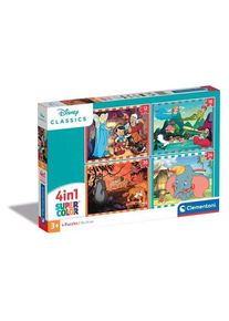 Clementoni Jigsaw Puzzle 4in1 Disney Animals Boden
