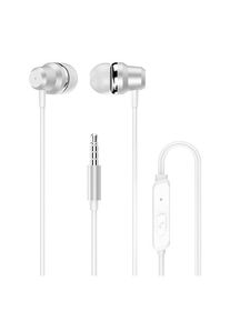 Dudao X10PRO Wired Headphones Mini Jack 3.5mm In-Ear with Remote Control - White