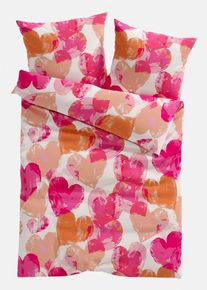 bonprix Lenjerie de pat din linou, multicolor, 1x 80/80 cm, 1x 135/200 cm