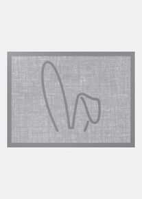 bonprix Preș de intrare lavabil cu model de Paște, gri, 38/59 cm