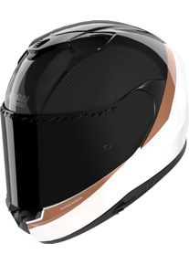 Nolan X-904 Ultra Carbon Verniciatura Speciale 343, kask pełnotw , kolor: Węgiel/Czarny/Biały/Brązowy , rozmiar: M