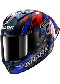 SHARK Aeron-GP FIM Racing #1 Zarco Victory 2025, kask pełnotwarz , kolor: Węgiel/Niebieski/Srebrny/Czerwony , rozmiar: S