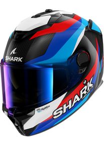 SHARK Spartan GT Pro Carbon Guintoli, kask pełnotwarzowy , kolor: Węgiel/Biały/Niebieski/Czerwony , rozmiar: XL