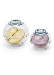 Tchibo - Pojemniki spożywcze w kształcie kuli - kolor: zielony/niebieski