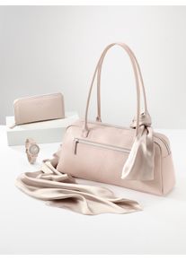 unisex 4-delige accessoireset in roze ,maat 0, WITT, 50% Polyvinylchloride, 35% Polyester, 5% Roestvrij staal, 5% Polyurethaan, 5% Overig