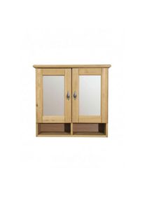 OTTO home Badezimmerspiegelschrank &raquo;Rauna&laquo; aus massiver Kiefer, Breite 64 cm, mit Spiegel, made in EU