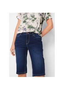 bonprix Straight-Jeans Slim fit Passform, aus Baumwollmischung, mit Eingrifftaschen blau, Gr&ouml;&szlig;e 56