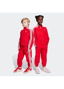 adidas originals &raquo;TRACKSUIT&laquo; 2 Stk. Fu&szlig;ball, zweiteiliges Set, aus Polyester, lockere Passform rot, Gr&ouml;&szlig;e 110