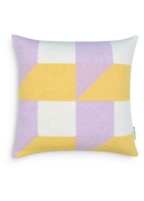 Taie d'oreiller en laine vierge Cubics