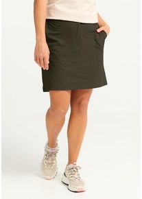 Hosenrock Jack Wolfskin "DESERT SKORT W", Damen, Gr. 46, obsidianmoss, Obermaterial: 95% POLYAMID, 5% SONSTIGE FASERN. Futter: 100% POLYESTER, R&ouml;cke Hosenrock